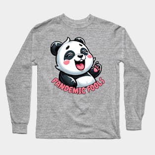 April fool panda Long Sleeve T-Shirt